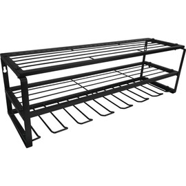 Performance Tool W7703 26" Power Tool Storage Rack, 9-Gauge Steel Frame, Fully Welded Shelves, Powder-Coated, Black