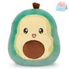 Athoinsu 12 Inch Stuffed Avocado Fruit Plush Toy Soft Hugging