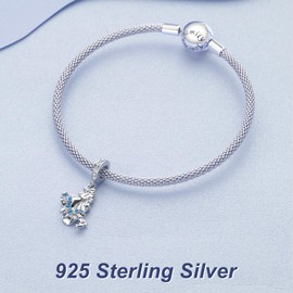 Simphman Love Heart 925 Sterling Silver Charms Dangles Couple Hugging and Kissing for Bracelets and Necklace Jewelry Gift for Women Family and Friends