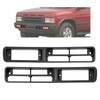 HECASA Fog Light Covers Compatible with 1993-1995 Nissan D21 Pickup/Pathfinder