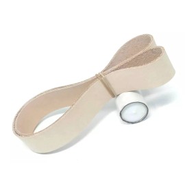 Super Strop 1x30 in. Leather Honing Belt SUPER STROP + 15 Pack Sanding Belt Assortment