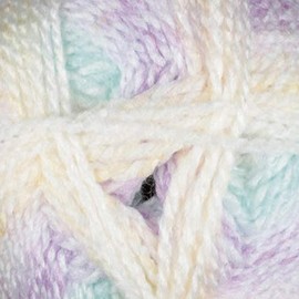 James Brett Baby Marble DK Knitting Yarn Soft Double Knit Wool 5 x 100g (Aqua Purple Yellow - BM33)