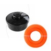 ASOENTIWOX Strimmer Head, Universal Trimmer Head M10 x 1.25 LHF,