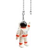 Hyamass Ceiling Fan Pull Chain Extender with Spaceman Charm -