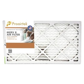 Proairtek AF14241M08SWH Model 14x24x1 Air Filter, MERV 8; Ideal for Anyone Wanting Clean, Crisp Air in Their Home