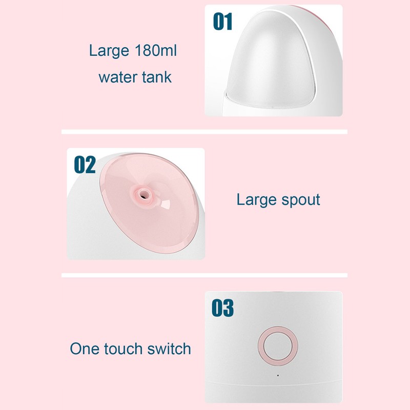 Face Steaming Machine Deep Cleansing Hydrating Hot Mist Face Humidifier