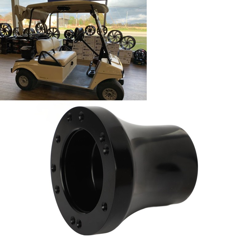 5 Hole 6 Hole Black Golf Carts Steering Wheel Hub