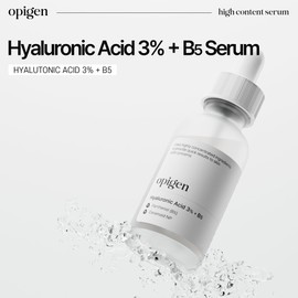 opigen Hyaluronic Acid 3% + B5 Serum for Face with Panthenol, Ceramide, Intense Hydration, facial moisturizer, Visibly Plumped Skin 1oz