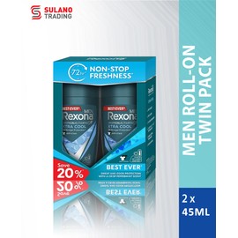 Rexona Men Xtra Cool Roll On Twin Pack 2x45ML