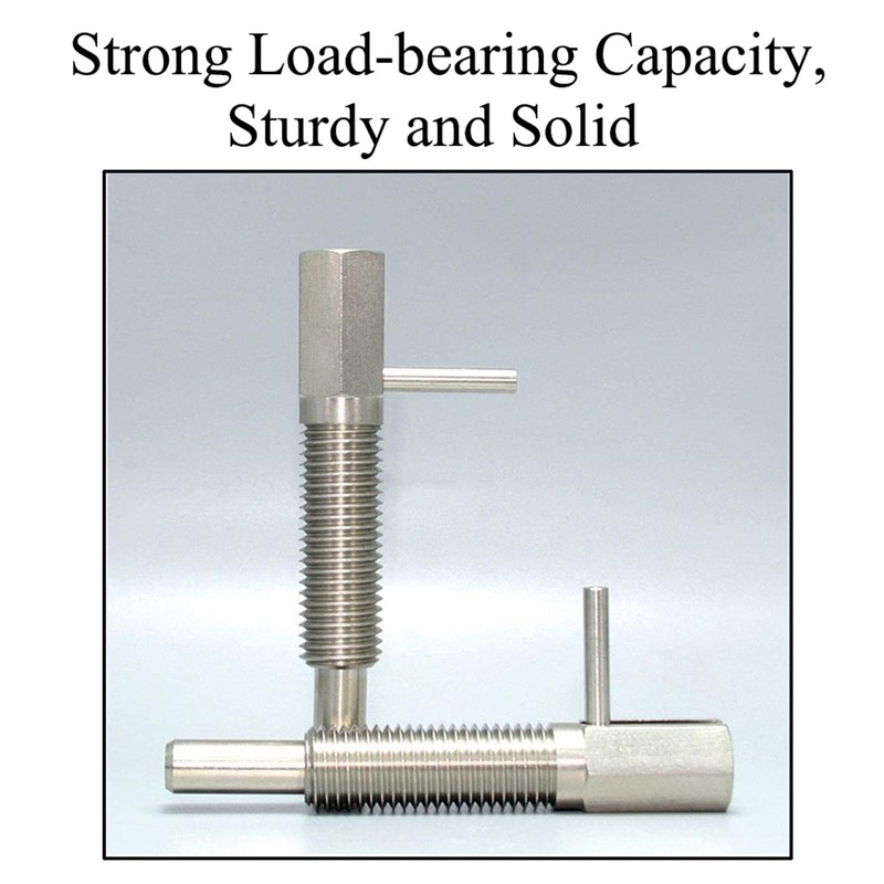 Stainless Steel Spring Thread Plunger with Rod L-Shaped Positioning Pin