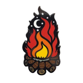 Kolorspun Campfire Nature Enamel Lapel Pin