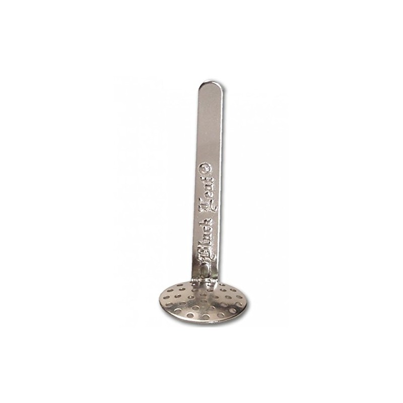 Stainless Steel Spoon Screens Black Leaf Pack of 5, 18mm