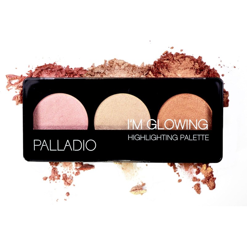 Iluminador Palladio GIP01 – Brillo en Polvo 3 Tonos