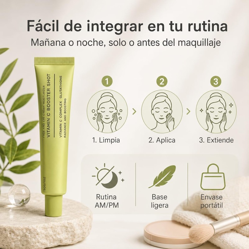 Sérum Facial Booster Shot de Vitamina C con Glutatión y