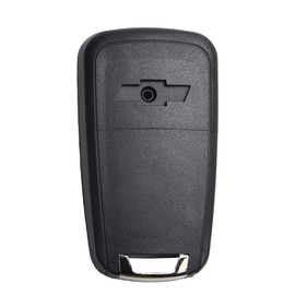 Replacement Key fob Shell for Chevy Replacement Keyless Remote 2 Button Flip Car Key Fob Shell Case & Pad fits Chevy 2010-2017 Equinox / 2012-2017 Sonic / 2015-2017 Trax /GMC 2010-2017 Terrain.