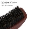 Men Beard Brush Anti Frizz Oil Head Bristle Face Massage