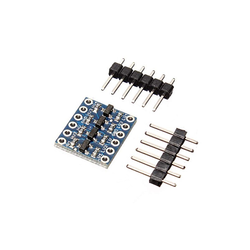 TECNOIOT 10pcs 4 Channel IIC-I2C Logic Level Converter Bi-directional Module