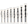 HARFINGTON Brad Point Drill Bit Set 3/4/5/6.5/8/9.5/11/12mm Straight Round Shank