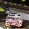 Car Perfume Decoration Solar Powered Rotating Aromatherapy Diffuser Ornament for
