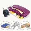 MANAGE Leather Key Case with Coin Compartment and Key Ring