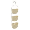 Premier Housewares 3-Tier Cream Hanging Organiser Small Storage Baskets Shower