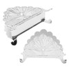 Napkin Holder Classical Metal Peacock Embossed European Style Table Tissue