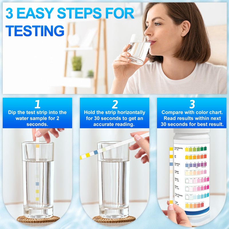Lead Water Test Kit 2026 Upgraded 8 in 1 Home