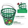 Wakauto Golf Ball Basket,Golfball Ball Bucket with Handle Ball Holder