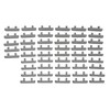 50 x PVC Window Drain Caps Weep Hole Drainage Covers