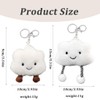 Super Soft Key Fob, Pack of 2, Plush Keyring, Lucky