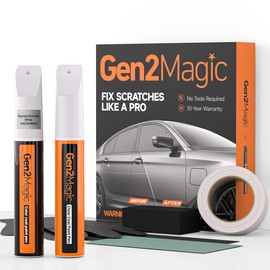 Olympic/Summit White Touch Up Paint Pen Kit Compatible with Chevy [Clear Coat Included], GAZ/WA8624 Color Match for Scratches, Rock Chips, Bumper Dings, Easy Scratch Repair & Rust Remover