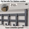 DEKAZIA Door Coat Rack Black for Hanging Door Hook Rack