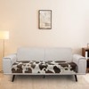 Annejudy Cow Hide Print Couch Cover Sofa Covers for Cushion