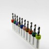 Ten Size Solid Carbide Drill Bit Set .1024" - .114"