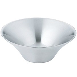 Kanda 387202 Metal Bowl, Flowers, Stainless Steel, Brushed