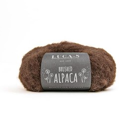 Luca-S Yarns Brushed Alpaca, Super Soft & Fluffy Alpaca Yarn, 25g - 125m, 89% Alpaca 11% Polyamide, 25g Aran Knitting Wool