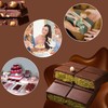 2 Pcs Silicone Chocolate Bar Mold, Large Dubai Chocolate Bar