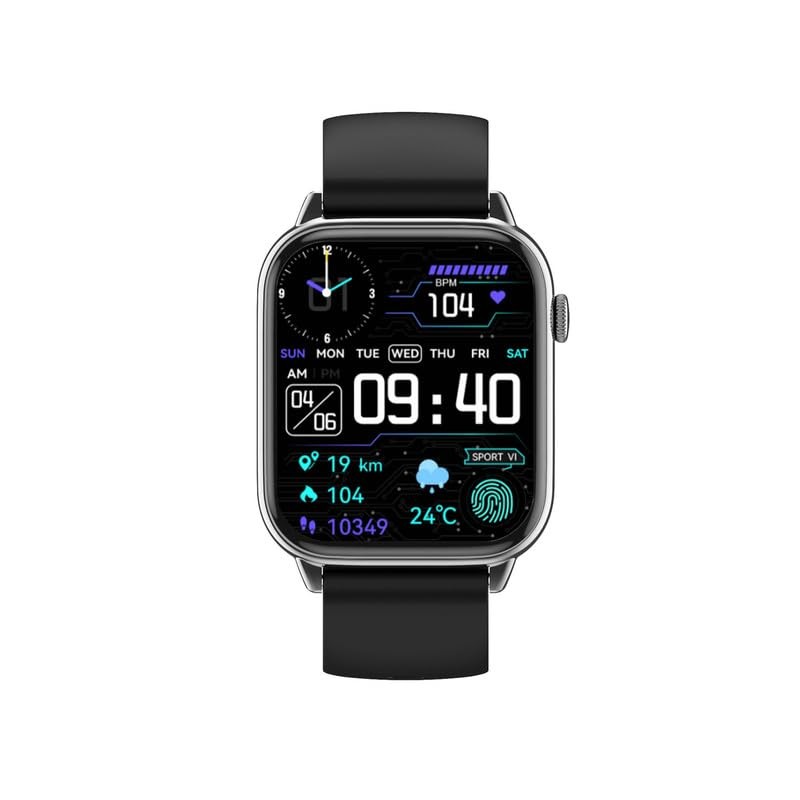 BINDEN - ERA Day Lite Smartwatch Negro, Pantalla de 1.85",