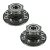 TRQ 2 Piece Front Wheel Bearing & Hub Assembly Set