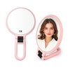Stianiiie 1X 5X Handheld Mirror with Handle for Travel， Magnifying