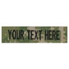 Custom Uniform Name Tape. 1.25 Inch Green Digital, 5 Inch