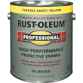 Rust-OLEUM 7543402 Safety Enamel Gal, Yellows, 128 Fl Oz (Pack of 1)