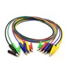 5Pcs 14 Gauge Jumper Wires Alligator Clips Heavy Duty Silicone