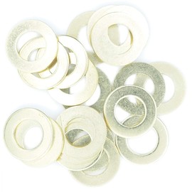 M10 (10mm) Flat Washer (Form A) - Brass (Pack of 10)