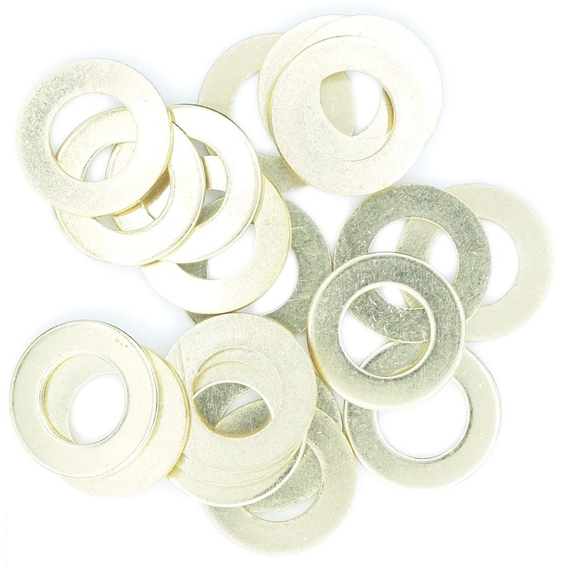 M10 (10mm) Flat Washer (Form A) - Brass (Pack of