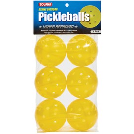 Tourna Outdoor Pickleballs (6 Pack)
