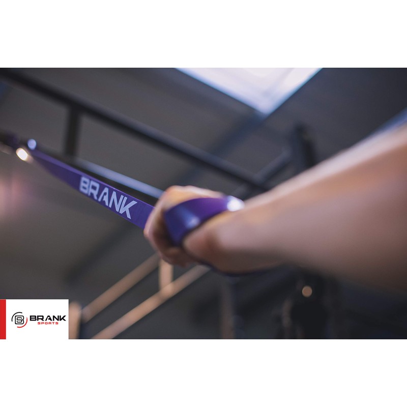 BRANK SPORTS Elastic Purple Band for Sports, Strength Training and