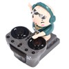 Electronic Dancing Piglet Toy DJ Style Automatic Rotating Disc Light