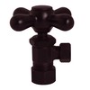 Westbrass Cross Handle Angle Stop Shut Off Valve, 1/2" Copper