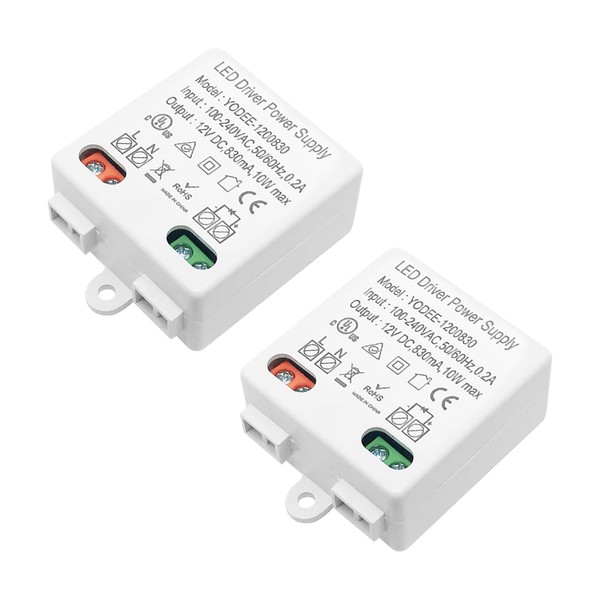 SOARFLY LED Transformer Mini 12 V/DC, Pack of 2 12